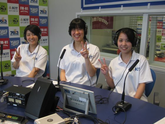 キャンパスアメニティ金沢工業大学女子バスケットボール部　桑間夏生さん、清水ひかりさん、幸平葉月さん