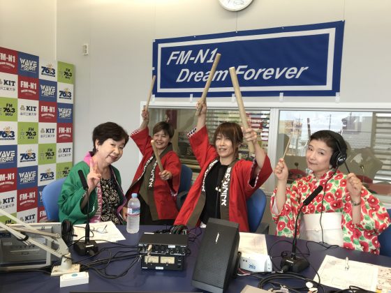 N1コミュニティ「ほわっとプラス」ゲスト　野々市太鼓　結 代表　吉川美千代さん