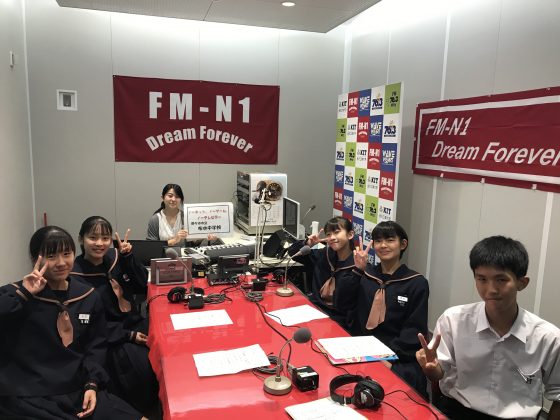 ノーネット・ノーゲーム・ノーテレビデー収録　　　布水中学校の皆さん