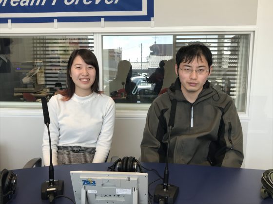 「キャンパス・アメニティ」金沢工業大学経営情報学科2年高橋克茂さん・4年香林亜実さん