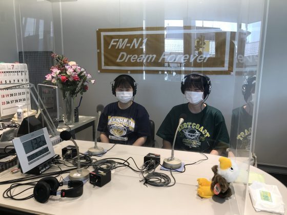 「キャンパスアメニティ」金沢工業大学女子バスケットボール部キャプテン 今村瑶子さん、副キャプテン 北朱里さん
