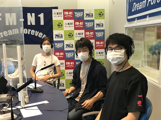 キャンパスアメニティ　正伝長尾流躰術部　川上真由さん、岩坪凪さん、垣内皐良さん