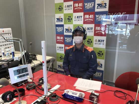 消防インフォメーション　野々市消防署　川口拓斗さん
