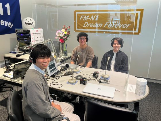 工大祭実行委員 佐々木良賢さん、恩田匠大さん、柴幸誠さん「キャンパスアメニティ」