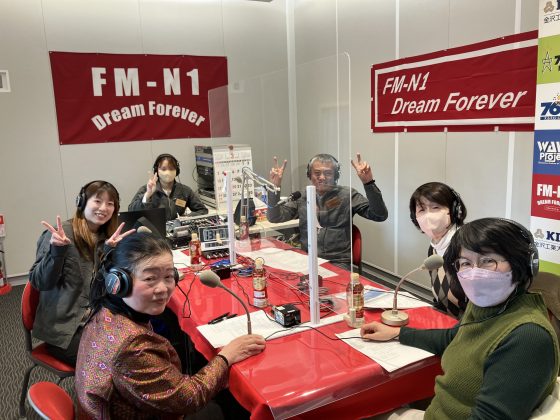 ののいちde難関突破！ゲスト 野々市人形劇サークルくるりんぱ　西川洋子さん・寺賀すみ子さん・道端典子さん
