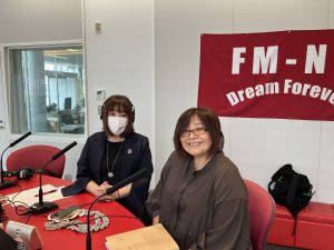 看護師 垣本優佳さん(右)「谷口悦子の暮らし上手」