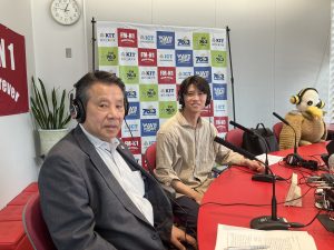 よろしく！スタジオサミット　ゲスト　野々市市郷土資料館NoNo 井関好明さん　金沢工業大学大学院２年　清水徹也さん  6/9OA
