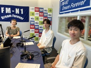 キャンパスアメニティ　ゲスト　金沢工業大学　弓道部　主将　関叶尋さん、部員　若松和志さん　８/2放送