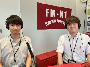 よろしく！スタジオサミット　ゲスト　NEXCO中日本　金沢支社　交通管制課　係長　鍛治 竜馬さん　広報・CS課小原大和さん　7/22生放送