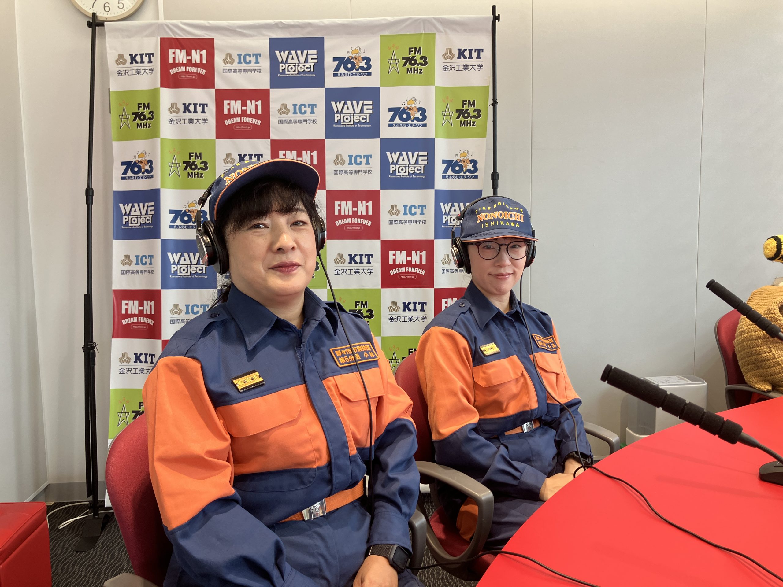 野々市市消防団第五分団　小林真紀さん、石髙史子さん　ホームタウン野々市