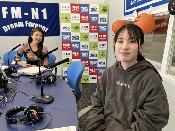 キャンパスアメニティ ゲスト　金沢工業大学大学院　工学研究科　機械工学専攻　１年　上阪彩名さん　11/22放送