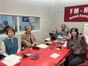 ののいちde難関突破！ゲスト エンジョイにほんご　代表　長谷川 幹さん、会計　鹿野 智子さん　12/22放送