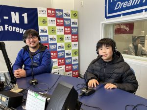 ホームタウン野々市出演　劇団NONO　団長・中川誠さん　団員・冨士登大揮さん（2月11日）