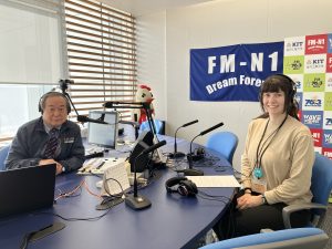 てくてく地球交差点　ゲスト　白山市国際交流員　ニコル・ナビティさん　3/4, 3/11放送