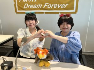 横山さん、宮子さん（金沢工業大学サイコロジェクト）「KIT Radio Station～Fun&Fan」