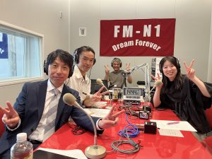 大川義雄さん(株式会社さかたの塩  代表取締役)   魚住 雅通さん(株式会社米屋  代表取締役社長)「ののいちde難関突破」