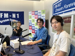 増崎陽介さん（金沢工業大学 建築学部 建築デザイン学科 准教授）、中居圭太さん（建築デザイン学科4年）「キャンパスアメニティ」