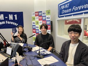 佐藤大夢さん(金沢工業大学 工大祭実行委員会 委員長)、平田陸翔さん(PR系総括)「キャンパスアメニティ」